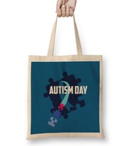 Autism Awareness Day Bez Çanta Uzun Saplı