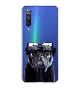 PrintiFy Xiaomi Mi 9 SE ile Uyumlu 1mm Slim Fit Köpek 3 050f Baskılı Şeffaf  Kılıf