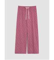 LCW DREAM Mürdüm Baskılı Kadın Kapri Pijama Altı