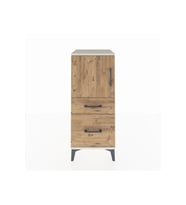 Hyperion Komodin 2 Raflı 2 Çekmeceli Tek Kapaklı 44x44x106 Aytaşı-Çam