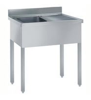 Electrolux Professional Tek Evyeli Tezgah (400x500 Mm), Damlalık Sağda - 1000 Mm SL10DN