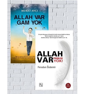 İçsel Huzur Seti 1 - 2 Kitap Allah Var Gam Yok/ Allah Var Problem Yok