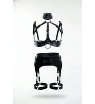 Mulvxbrf Brf02 Siyah Harness Takım Deri O Halka Detaylı - Brf1231 (Mulvix)