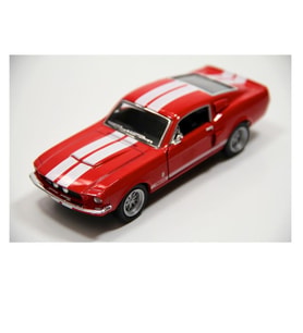 Kinsmart 1967 Shelby Gt500 (Kırmızı) 1/32 Model Araba