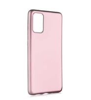 Galaxy S20 Plus Kılıf Kamera Çıkıntılı Soft Silikon (Rose)