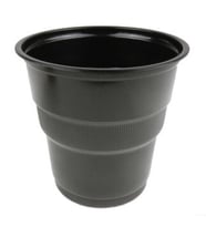 Bardak plastik 200 cc siyah pk:25-