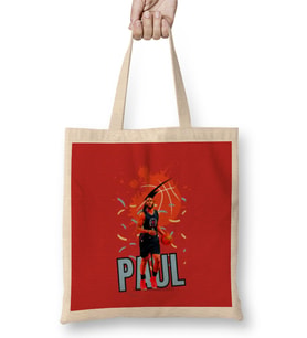 Chris Paul Vintage Art -Legend Basketball Gift Vintage Retro Style Bez Çanta Uzun Saplı