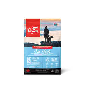 Orijen Six Fish Tahılsız Balıklı Yavru ve Yetişkin Köpek Maması 11.4 Kg