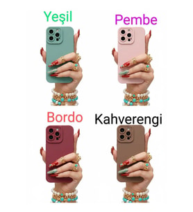 İphone 13 Pro Silikon Kamera Korumalı Telefon Kılıf Modelleri
