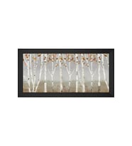Soyut Şekiller Motifli Kanvas Tablo 80 x 110 cm Siyah Çerçeve