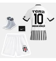 Orkun Kökçü-10 Bêşiktaş 26-27 Yeni Sezon Çocuk Futbol Forması - 4'lü Set