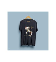 Oversize İtalya Haritası ve Turistik Yerler tasarım unisex T-shirt
