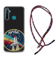 Realme 5i 5 Pro 6i 7 Pro 8 Kılıf Boyun Asklı Rasta Silikon Nasa 1326