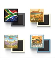 Buzdolap Magnetleri - Güney Afrika Pretoria - South Africa - 4'lü Set Magneti