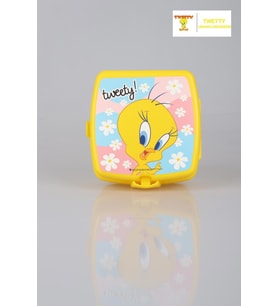 LİSANSLI TWEETY 2 KATLI BESLENME KUTUSU / LUNCH BOX (Sarı)