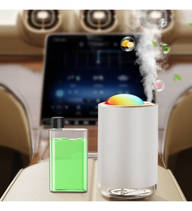 Mioji Mio SS18 Yeni Nesil Şarjlı Otomatik Araba ve Oda Kokusu Makinesi Beyaz (1 ADET GREEN ENCOUNTER KOKUSU ILE BİRLİKTE)