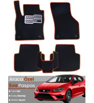 SEAT LEON 5F (2013-2020) Uyumlu EVA Paspas Tam Set–Oto Paspas,Araca Özel,Kolay Montaj