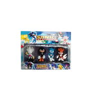 Sonic Tails Silver Sonic Shadow Gölge Sonik Karakter Seti 4lü