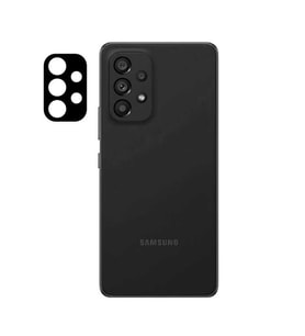 Samsung Galaxy A53 5G 3D Kamera Lens Koruma Camı (Siyah)