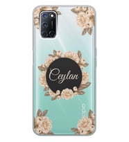 Oppo Nude Flowers Tasarımlı Şeffaf Telefon Kılıfı
