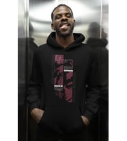 Eren Yeager Zeke Yeager Baskılı Unisex Oversize Attack On Titan Anime Karakter Hoodie