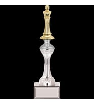 ODAK KUPA - Figürlü Kupalar - Satranç Figürlü Kupalar FG-030 B - 32 cm