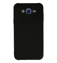 Galaxy J7 Kılıf Nano içi Kadife Silikon - Siyah