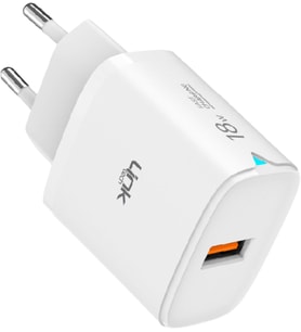 18W QC3.0 USB Şarj Adaptörü Beyaz