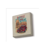 Roma Görseli Baskılı Taş Magnet 5X5
