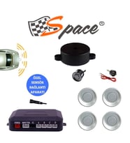 Space Ses İkazlı Park Sensörü 22 mm Gri / GUPR10-G (Siyah)