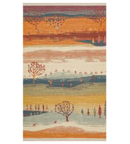 Eko Halı Nomad Kilim NMD 12 Terra Yıkanabilir Kilim (Çok Renkli)