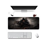 SonicTouch Klavye Mousepad 40x90cm Dikişsiz Pürüzsüz Sıvı Geçirmez Kaymaz Taban Kara Kehanet