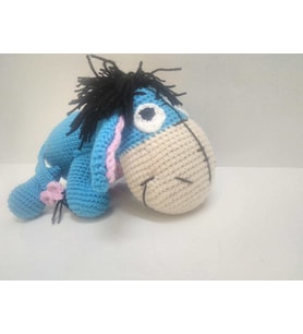 Eeyore Amigurumi Organik Oyuncak