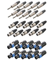Lastvoice Connection Paket-4 Jak XLR Speakon Konnektör Paketi