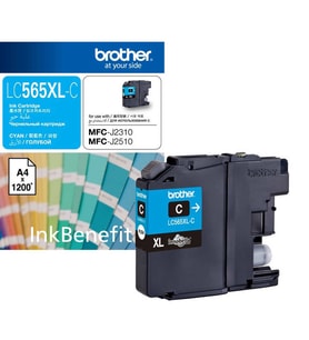 Tonersepeti Brother LC565XL Mavi Orjinal Kartuş