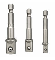 Hex Plus Lokma Adaptörü 3 Parça Set 1/4-3/8-1/2 MM