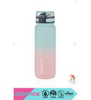Uzspace 800ml -yeni Ebat-çift Renk Motivasyon Tritan Su Matarası Softtouch (Yeşil-Pembe)