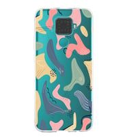 Huawei Mate 30 Lite Uyumlu Kapak Abstrackt Tasarımlı Şeffaf Silikon Kılıf