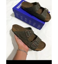 Birkenstock Arizona Terlikler - Farklı Renk Seçenekleriyle! (Taba - Kahverengi)