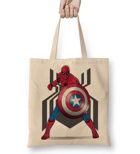 Spider Man Captain Underoos Bez Çanta Uzun Saplı