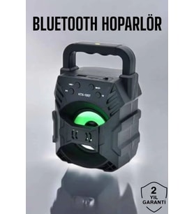 Işıklı Bluetooth Hoparlör Müzik Renkli Işık Taşınabiilir