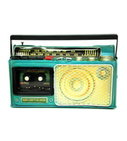 Dekoratif Metal Radyo Kumbara C0313