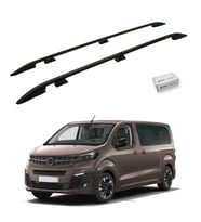 Turtle Opel Zafira Life (Mk3) 2019-2025 / Orta Şasi Tavan Çıtası Crown Siyah