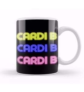 Cardi B Cardi B Cardi B Kupa Bardak Porselen