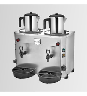Remta DE15 Çift Demlikli Elektrikli Jumbo Çay Makinesi 9+9 lt (Demlik Dahil)