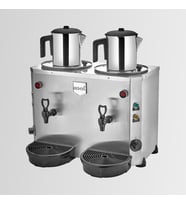 Remta DE15 Çift Demlikli Elektrikli Jumbo Çay Makinesi 9+9 lt (Demlik Dahil)