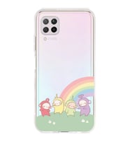 Huawei P40 Lite Uyumlu Teletubbies Desenli Şeffaf Telefon Kılıfı