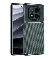Redmi Note 14 4G Kılıf Auto Focus Karbon Kapak - Koyu Yeşil