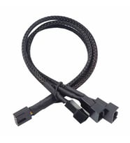 1 to 3 Çoğaltıcı 25cm Fan Uzatma Kablosu Y Tip 4 Pin 3 Pin Bilgisayar Kasa Anakart Ekran Kartı Soğut