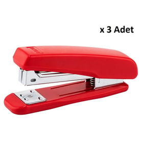Lotte Zımba Makinesi 24/6 Kırmızı x 3 Adet